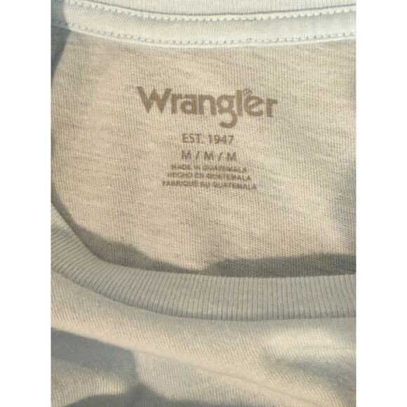 Wrangler Women's Cowboy Hat & Roses Graphic Tee - M Soft cotton Blue - Picture 4 of 7